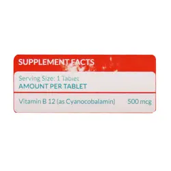 خرید و قیمت قرص ویتامین B12 500 میکروگرم نیچرز پلنتی 60 عدد