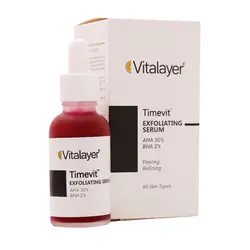 سرم لایه بردار قوی تایم ویت ویتالیر حاوی AHA 30 درصد