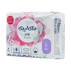 نوار بهداشتی ایرلید سیلکلی سافت سایز بزرگ مای لیدی 8 عدد