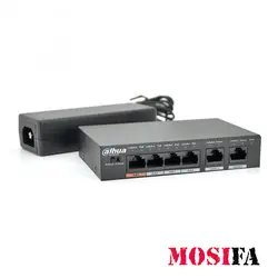 سوئیچ 4 پورت داهوا مدل DH-PFS3006-4ET-60