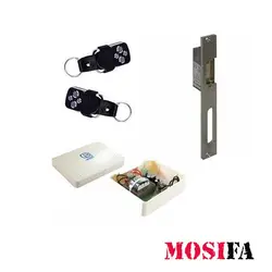 خرید پک قفل برقی ریموت دار درب چوبی و ضد سرقت | موصیفا