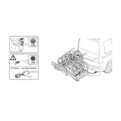 دوچرخه بند مالبندی خودرو منابو مدل الکور 3