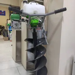 چاله کن بنزینی روستر مدل R63EA | گودال کن موتوری دستی تک نفره