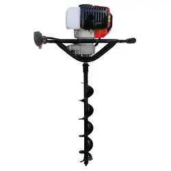 چاله کن آگرو مدل AG520 | گودال کن بنزینی موتوری دستی یک نفره