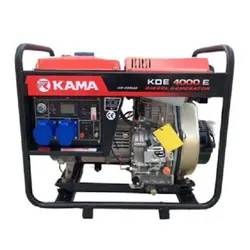 موتور برق کاما KDE4000E | موتور برق دیزلی 3 کیلووات استارتی