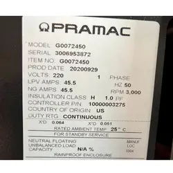 ژنراتور گازسوز پراماک آمریکا با توان 10 کیلووات سوپر سایلنت