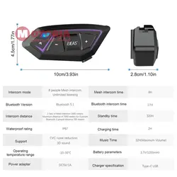 بلوتوث کلاه کاسکت Ejeas مدل MS8 نسل جدید