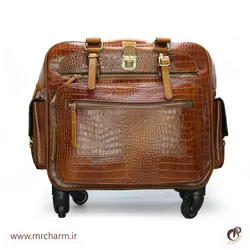 چمدان چرخدار تمام چرم mrch30061