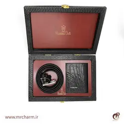 ست کیف پول و کمربند لاکچریmrc1836