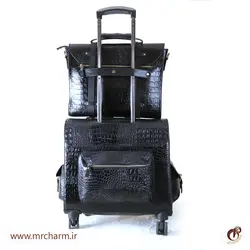 چمدان خلبانی و ست اداری تمام چرم mrc168-34