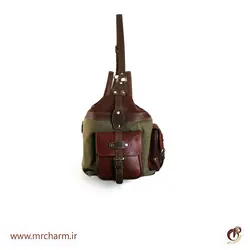 ساک مسافرتی چرم و برزنت mrc168-22