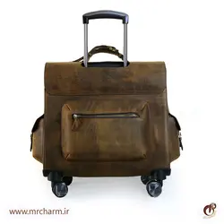 چمدان تراولی چرم پتینه mrc168-18