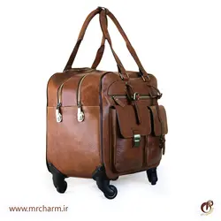 چمدان تراولی چرم mrc168-17