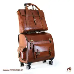 چمدان خلبانی ست اداری چرم mrc168-09