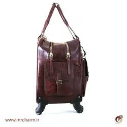 چمدان تراولی تمام چرم mrc168-08