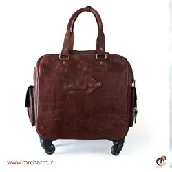 چمدان تراولی تمام چرم mrc168-08