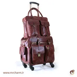 چمدان و کیف اداری چرم زرشکی mrc168-06