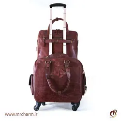 چمدان و کیف اداری چرم زرشکی mrc168-06