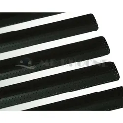 پرده کرکره فلزی مشکی پرفراژ 16 میلیمتری