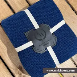 شال مبل انگلیش هوم ساده رنگ سورمه ای
