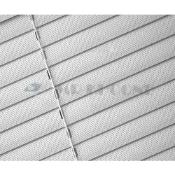 پرده کرکره فلزی نقره ای پرفراژ 16 میلیمتری