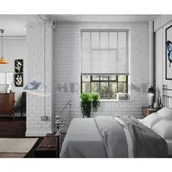 پرده کرکره فلزی نقره ای پرفراژ 25 میلیمتری