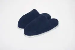 دمپایی حوله ای سورمه ای BMA