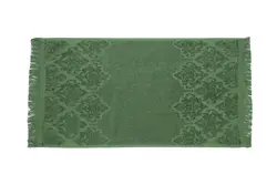 حوله دستی BMA طرح داماس رنگ سبز