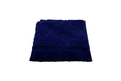 حوله دستی BMA طرح داماس رنگ سورمه ای