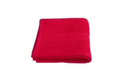 حوله دستی Bera Home طرح حصیری رنگ قرمز