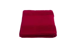 حوله دستی Bera Home طرح خالدار رنگ زرشکی