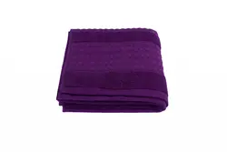 حوله دستی Bera Home طرح خالدار رنگ بنفش