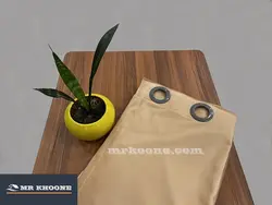 پرده آماده مخمل گارنت گلبه ای