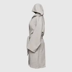 حوله پالتویی وافل BMA رنگ طوسی