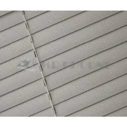 پرده کرکره فلزی طوسی پرفراژ 16 میلیمتری