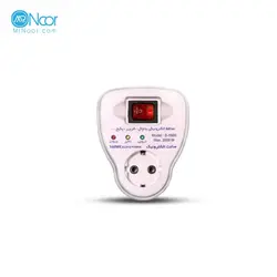 محافظ ولتاژ یک خانه ارت دار صانت الکترونیک S-1600P