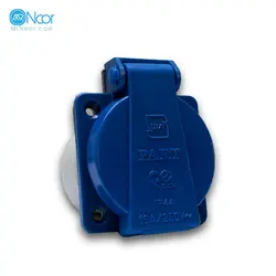 پریز دربدار تابلویی تکفاز پارت الکتریک 124