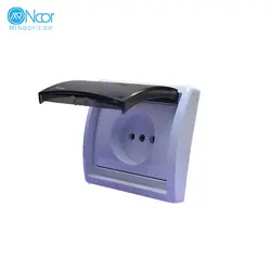 پریز توکار بارانی بدون ارت ثابت الکتریک