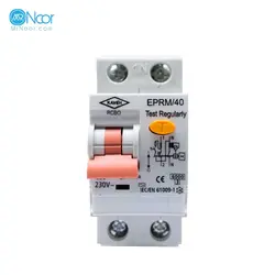 کلید محافظ جان دوپل 25 آمپر ترکیبی 6ka کاوه مدل RCBO