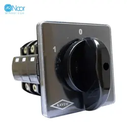 کلید گردان سه فاز و نول دو طرفه 100 آمپر کاوه مدل 10007/2N بزرگ