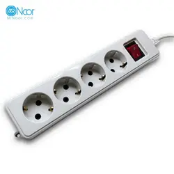 چهار خانه ارت دار با کلید پارت الکتریک 649