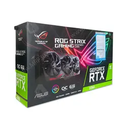کارت گرافیک ایسوس ASUS Rog Strix RTX 2060 OC Evo Gaming 6G GDDR6  - با گارانتی تا دی 1402