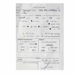 کارت گرافیک گیگابایت Gigabyte GTX 760 GDDR5 2GB OC Windforce