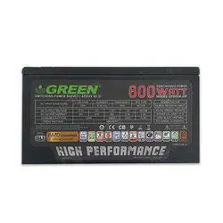 پاور 600 وات گرین GREEN 600A HP Stock