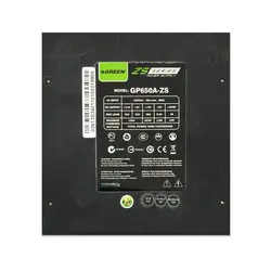 پاور 650 وات گرین Green GP650A-ZS