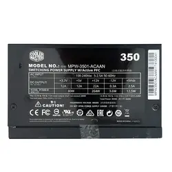 پاور 350 وات کولرمستر مدل Cooler Master Elite V3 350 MPW 3501 Stock