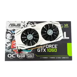 کارت گرافیک ایسوس ASUS GEFORCE GTX 1060 OC DUAL 6G GDDR5 Stock