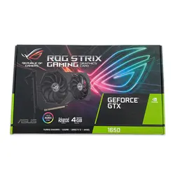 کارت گرافیک ایسوس ASUS ROG STRIX GAMING GTX 1650 4G GDDR6 -  با گارانتی تا دسامبر 2022