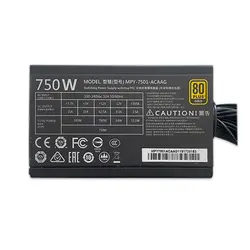 پاور 750 وات کولرمستر Cooler Master MWE GOLD 750W Stock