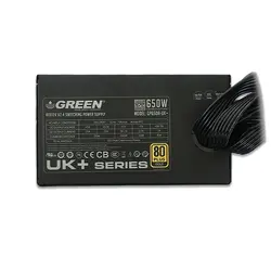 پاور 650 وات گرین Green 650W UK Plus - با گارانتی تا 5 اردیبهشت 1404